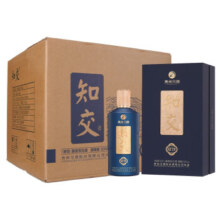 习酒 知交 知行义 53度 酱香型白酒 500ml*6瓶 整箱装