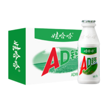 plus会员：娃哈哈 AD钙奶多规格整箱 220g24瓶1箱