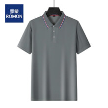 罗蒙(ROMON) 夏季polo衫短袖 多色任选*2件
