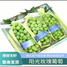 花姿妖 阳光玫瑰葡萄当季新鲜孕妇水果 精品阳光葡萄净重 4.5斤 5斤彩箱装（单果6g起)