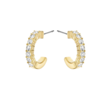 施华洛世奇（SWAROVSKI）【生日礼物】施华洛世奇 MINI HOOP 耳饰轻奢饰品 生日礼物 镀金色 5022451