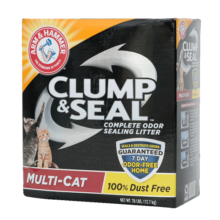 艾禾美（ARM&HAMMER）铁锤猫砂28磅膨润土猫砂除臭低尘锤子猫沙美国进口猫砂铁锤除臭粉 【红标】多猫款28磅(除臭留香)