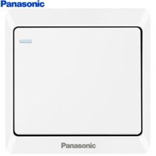PLUS会员、需首购：松下（Panasonic）带荧光单开单控开关 雅悦白WMWA511-N
