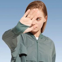 蕉下（beneunder）防晒衣女夏季防紫外线防晒服轻薄透气连帽外套 丛林绿 M