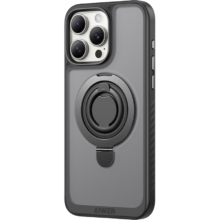 plus会员：ANKER安克支架壳 适用Phone14 Pro手机苹果保护套磁吸支点充电外壳防摔指环手机壳 黑色
