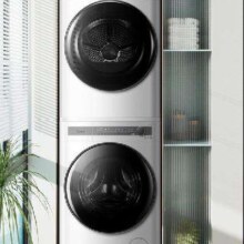 Midea 美的 10公斤大容量热泵洗烘套装 AIR系列 MG100FS1+MH100AIR1