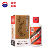 京东超市、PLUS会员：MOUTAI 茅台 飞天茅台 53%vol 酱香型白酒 100ml 单瓶装