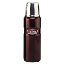 膳魔师（THERMOS）真空不锈钢保温杯子弹头车载便携水杯户外露营大容量杯子 SK-2000 咖啡色 470ml