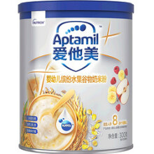 爱他美婴幼儿宝宝缤纷水果谷物奶米粉300g*1罐（8-36个月龄）