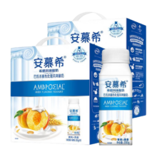 京东百亿补贴，plus会员:安慕希 黄桃燕麦200gx10盒x2箱