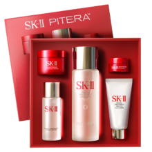 再降价、京东百亿补贴、plus会员：SK-II神仙水75ml精华液sk2抗皱化妆品全套护肤品套装礼盒*2件