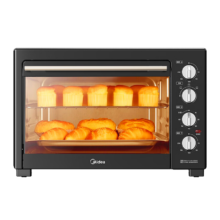 PLUS会员：Midea 美的 40L 家用大容量多功能电烤箱 MG38CB-AA