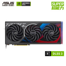 PLUS会员：华硕（ASUS）ROG STRIX GeForce RTX 4070 Ti SUPER O16G GAMING 电竞游戏专业独立显卡
