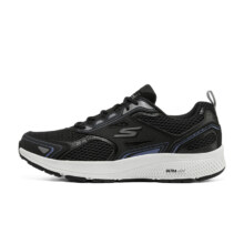 百亿补贴： SKECHERS 斯凯奇 男鞋春夏季休闲蓝黑色运动鞋
