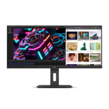 AOC34英寸 WQHD IPS技术 119% sRGB色域 21比9带鱼屏 Type-C接口 65W反向充电 家用办公显示器 U34P2C