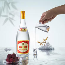 汾酒 黄盖玻汾 清香型白酒 55度 950mL 4瓶 礼盒装