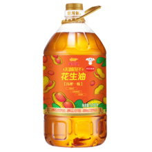 金龙鱼 食用油 物理压榨 压榨一级花生油6.18L