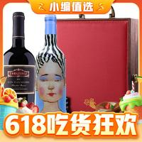 伊拉苏酒庄 马克西米诺 干红葡萄酒 750ml + vik 黄金湾 干红葡萄酒 750ml组合装