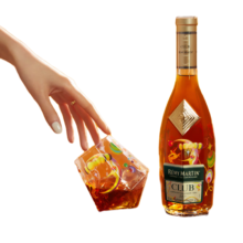 京东百亿补贴、plus会员:人头马（Remy Martin）洋酒 CLUB优质香槟区干邑白兰地 500ml 焕月限量版