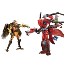 变形金刚（TRANSFORMERS）儿童男孩玩具14+模型手办周边机器人模玩生日礼物BWVS07飞箭勇士VS魔鬼勇士G1178