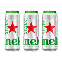 Heineken 喜力 星银500ml*3听 喜力啤酒Heineken Silver12.9元