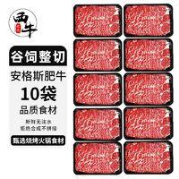 XI NIU YOU XUAN 西牛优选 I NIU YOU XUAN 西牛优选 肥牛片 纯血安格斯新鲜牛肉片 150克*10袋