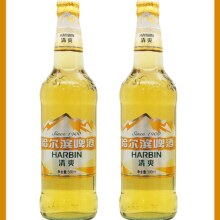 Plus会员：Harbin 哈尔滨 啤酒Harbin/哈尔滨啤酒 清爽 大瓶 500ml?