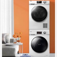 618新低：海尔（Haier）洗烘套装 1.08洗净比10Kg滚筒洗衣机全自动+10Kg热泵烘干机家用组合