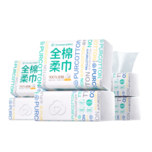 PLUS会员：全棉时代 洗脸巾 100抽*6包 *3件
