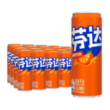 PLUS会员：可口可乐（Coca-Cola）汽水碳酸饮料 330mL 20罐 芬达1月份生产*2件