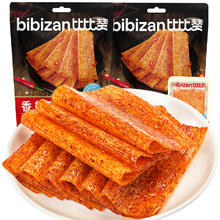 bi bi zan 比比赞 香辣片老式辣条小包装8090回忆网红怀旧小零食小吃休闲食品