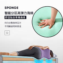 Serta 舒达 erta/舒达卷包床垫贝多芬凝胶记忆棉双面睡偏软榻榻米1.8米床垫