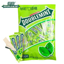 绿箭   薄荷味口香糖  条装  100片