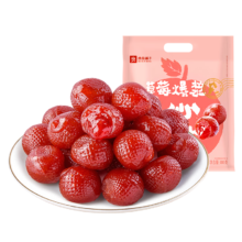 良品铺子 爆浆山楂球 草莓味300g