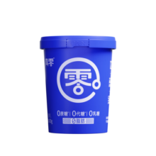 真零小蓝罐酸奶B420“瘦子菌”0脂肪0添加蔗糖0添加代糖0乳糖420g*4罐