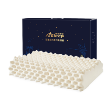 睡眠博士（AiSleep）斯里兰卡原产进口天然乳胶枕大颗粒颈椎枕芯95%乳胶含量  *4件 (2件也是好价）)
