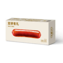 更低价：尊乐 爆汁脆皮烤肠130g