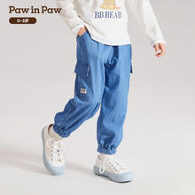Paw in Paw 凉感防蚊】PawinPaw小熊童装24年春夏新款男童舒适休闲牛仔长裤