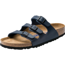 BIRKENSTOCK勃肯拖鞋女外穿时尚凉拖凉鞋平跟拖鞋女Florida系列 黑色 37
