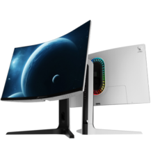 ANTGAMER蚂蚁电竞 27英寸2K高清144Hz 1000R曲面屏窄边框HDR技术1ms升降电竞ANT27TQC