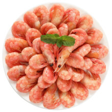 PLUS会员：美加佳 加拿大熟冻北极甜虾净重400g 35-50只*5件