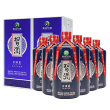 京东百亿补贴、plus会员:习酒习酒蓝 酱香型白酒 53度 500ml*6瓶 整箱装 贵州白酒