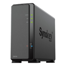 群晖（Synology） DS124 四核心 单盘位 NAS网络存储 私有云 智能相册