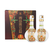 PLUS会员：四特 东方韵 弘韵 特香型白酒 52度 500ml*2瓶 礼盒装