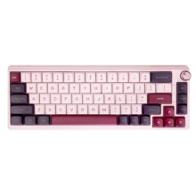 PLUS会员：KZZI 珂芝 K68Pro 68键 2.4G蓝牙 多模无线机械键盘 弥豆紫 相逢轴 RGB