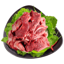 京东百亿补贴、plus会员:恒都 国产原切筋头巴脑 1kg/袋 冷冻 谷饲牛肉