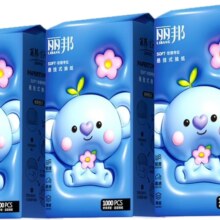 丽邦（Libang）挂抽纸 4层加厚 1000张*3提