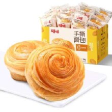 PLUS会员、百亿补贴：百草味 手撕面包 原味 1000g