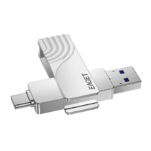 Plus会员、概率券：忆捷（EAGET）256GB Type-C USB3.2 手机U盘 CF30双接口手机电脑两用高速大容量OTG办公系统移动车载优盘