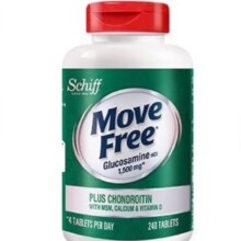 PLUS会员:Move Free益节 氨糖软骨素高钙片240粒*2件